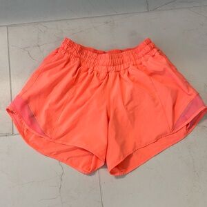 Bright lulu lemon running track short